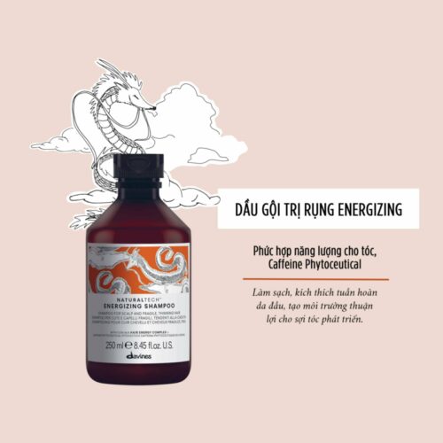 Review chi tiết dầu gội Davines Energizing chống rụng tóc 2025