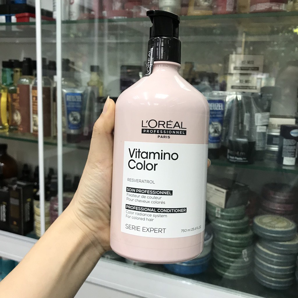 Dầu Xả Chăm Sóc Tóc Nhuộm Loreal Vitamino Color 750ML