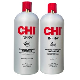 Dầu Gội Xả CHI Infra Phục Hồi Tóc Khô Xơ Và Hư Tổn 946ML