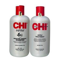 Dầu Gội Xả CHI Infra Phục Hồi Tóc Khô Xơ Và Hư Tổn 355ML