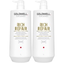 Dầu Gội Xả Goldwell Phục Hồi Tóc Hư Tổn 1000ML