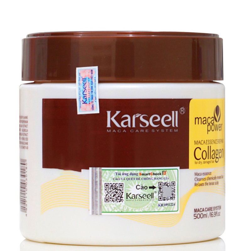 Kem Ủ Tóc Collagen Karseell Maca 500ml: Bí Quyết Phục Hồi Tóc Hư Tổn Hiệu Quả